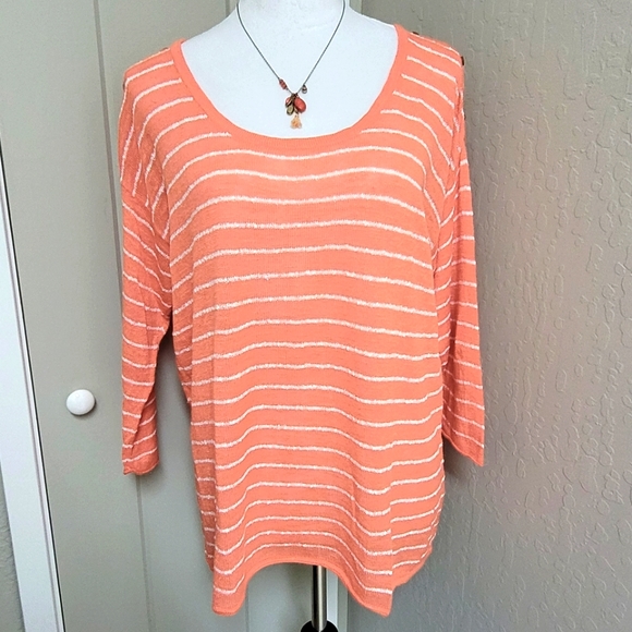 J. Jill tissue sweater beach resort linen blend🏵 - Picture 1 of 13